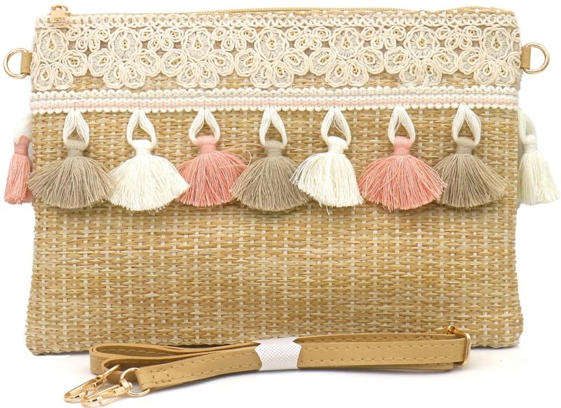 Geweven clutch 29x20,5cm