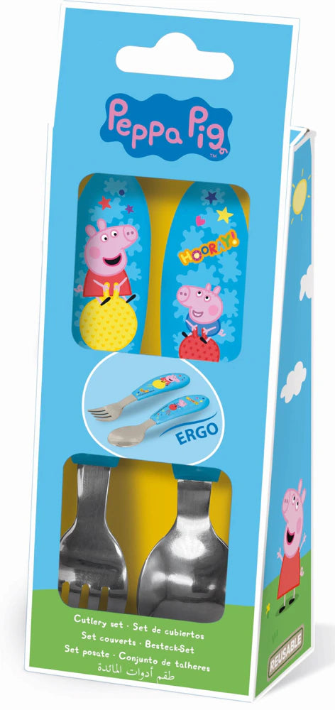 metalen ergo bestekset 2 stuks