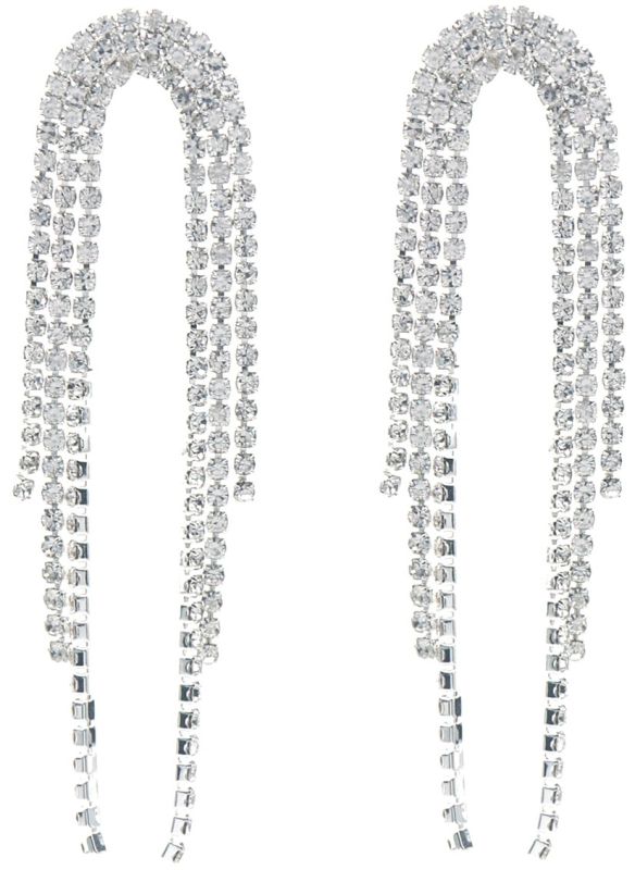 Oorbellen Kristal 8cm